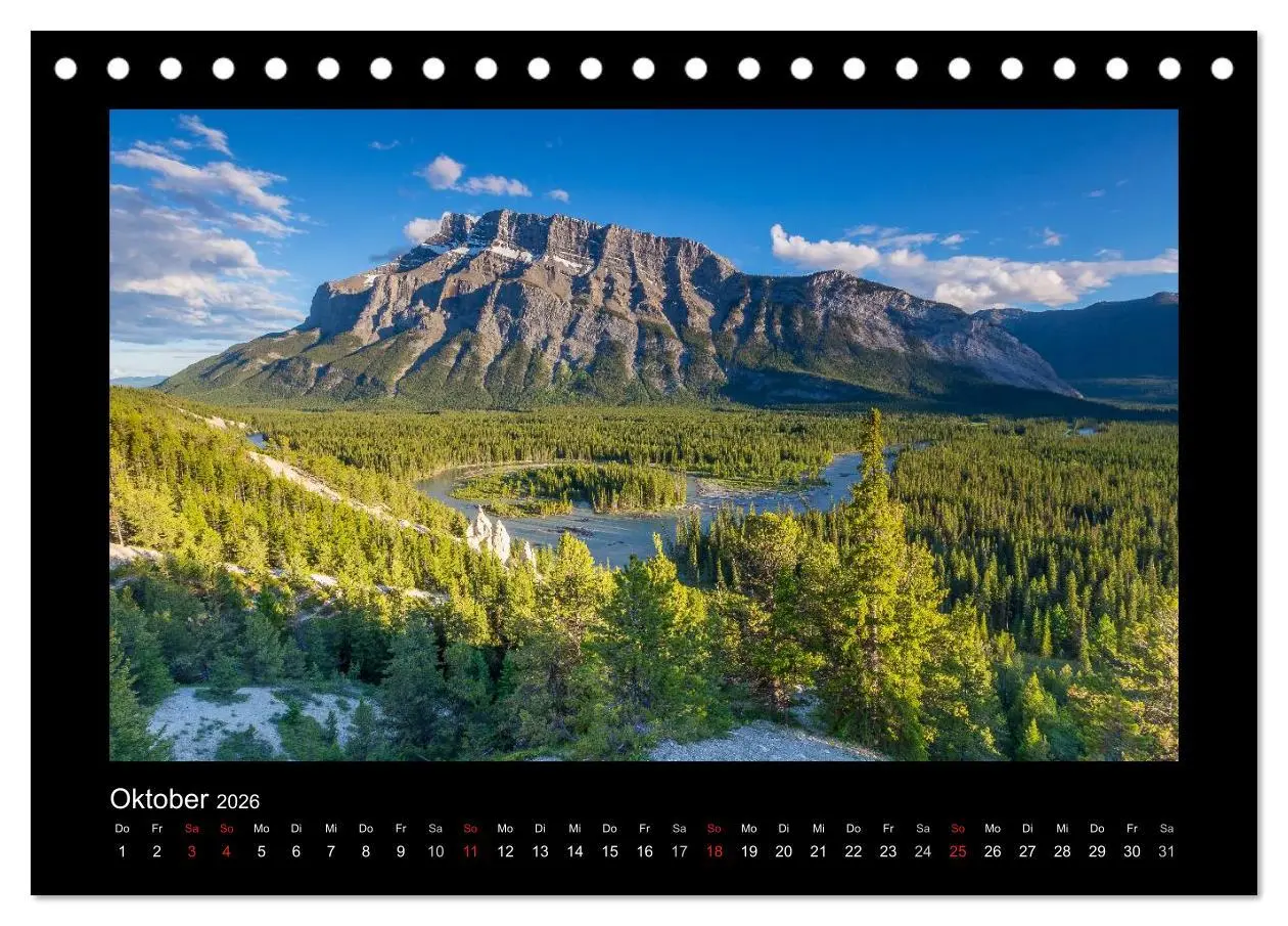 Bild: 9783516086195 | KANADA - Rocky Mountains (Tischkalender 2026 DIN A5 quer), CALVENDO...