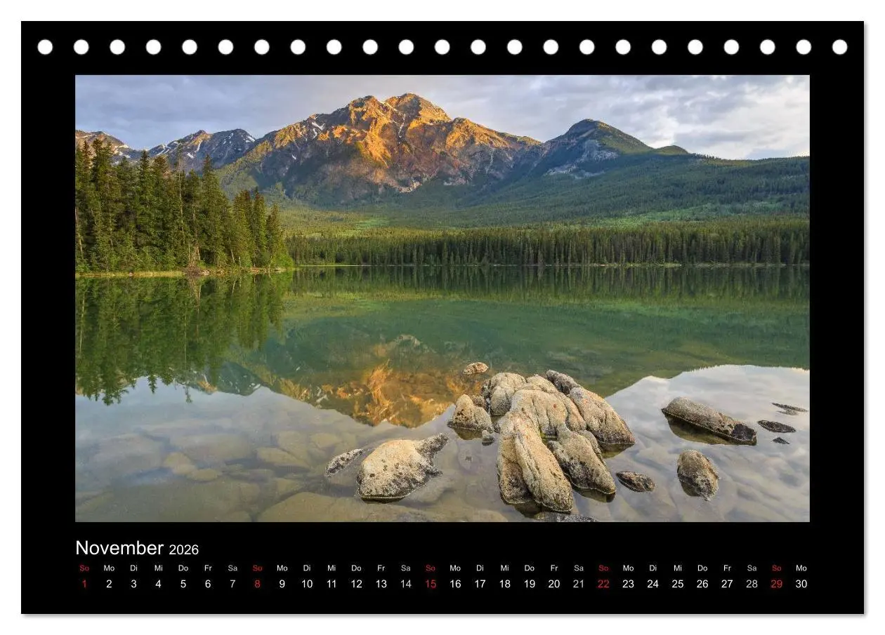 Bild: 9783516086195 | KANADA - Rocky Mountains (Tischkalender 2026 DIN A5 quer), CALVENDO...