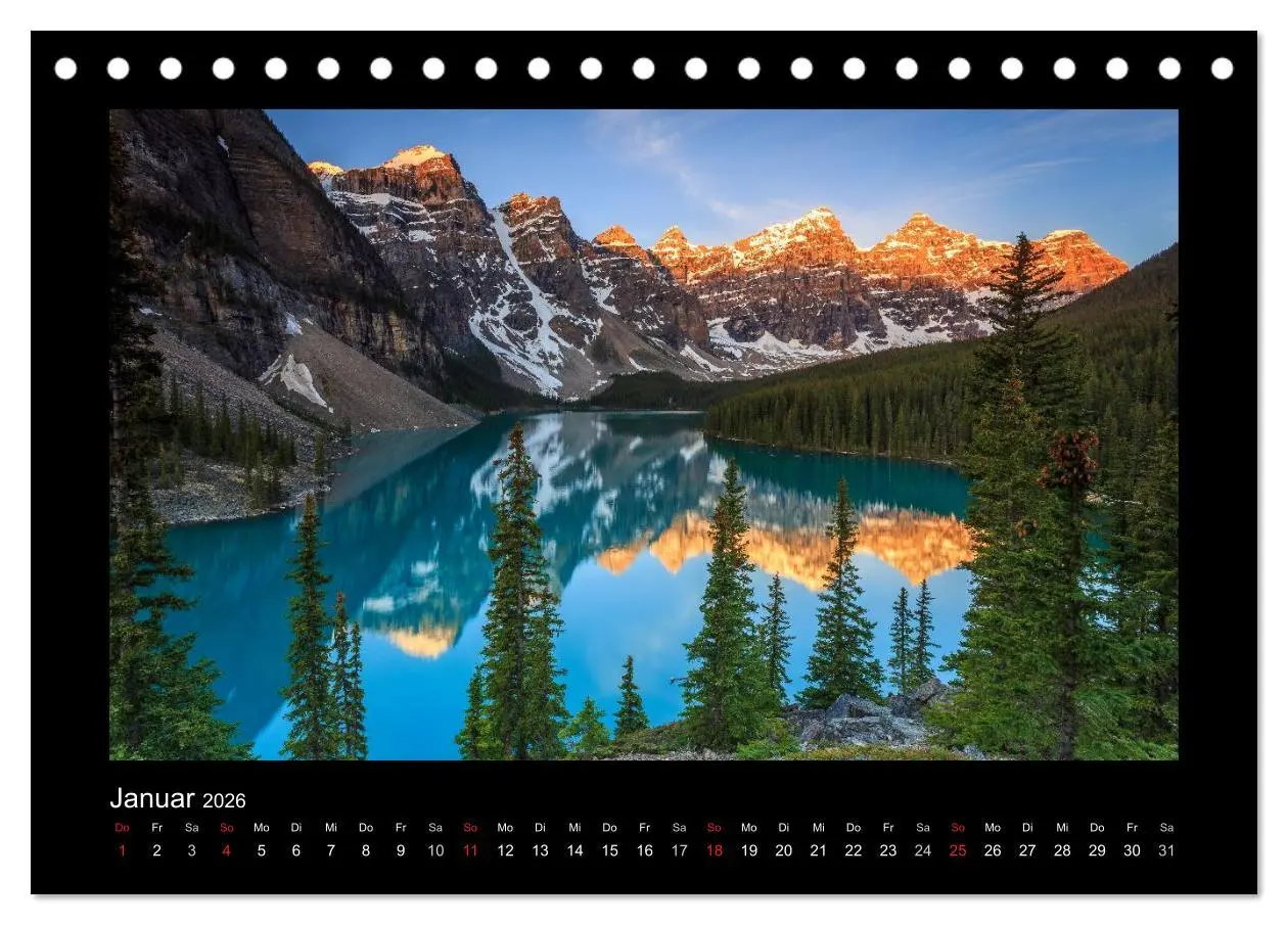 Bild: 9783516086195 | KANADA - Rocky Mountains (Tischkalender 2026 DIN A5 quer), CALVENDO...
