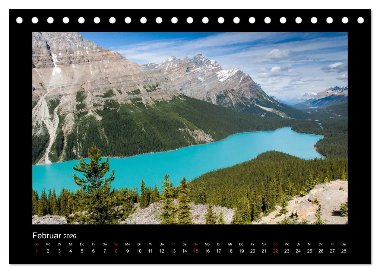 Bild: 9783516086195 | KANADA - Rocky Mountains (Tischkalender 2026 DIN A5 quer), CALVENDO...