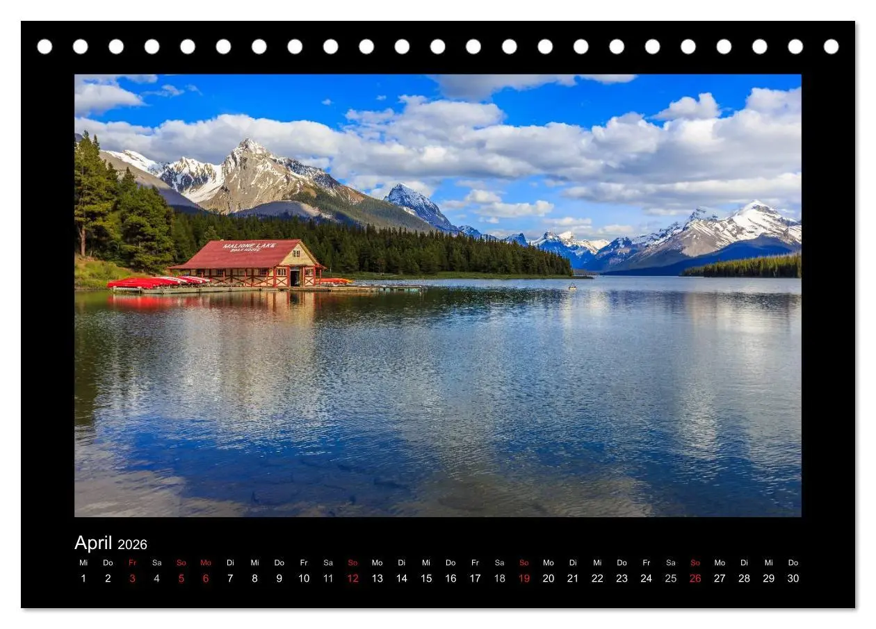 Bild: 9783516086195 | KANADA - Rocky Mountains (Tischkalender 2026 DIN A5 quer), CALVENDO...