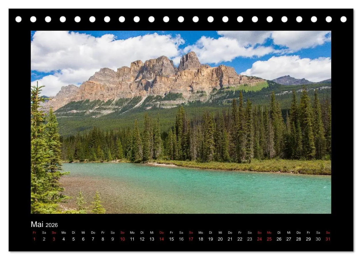 Bild: 9783516086195 | KANADA - Rocky Mountains (Tischkalender 2026 DIN A5 quer), CALVENDO...