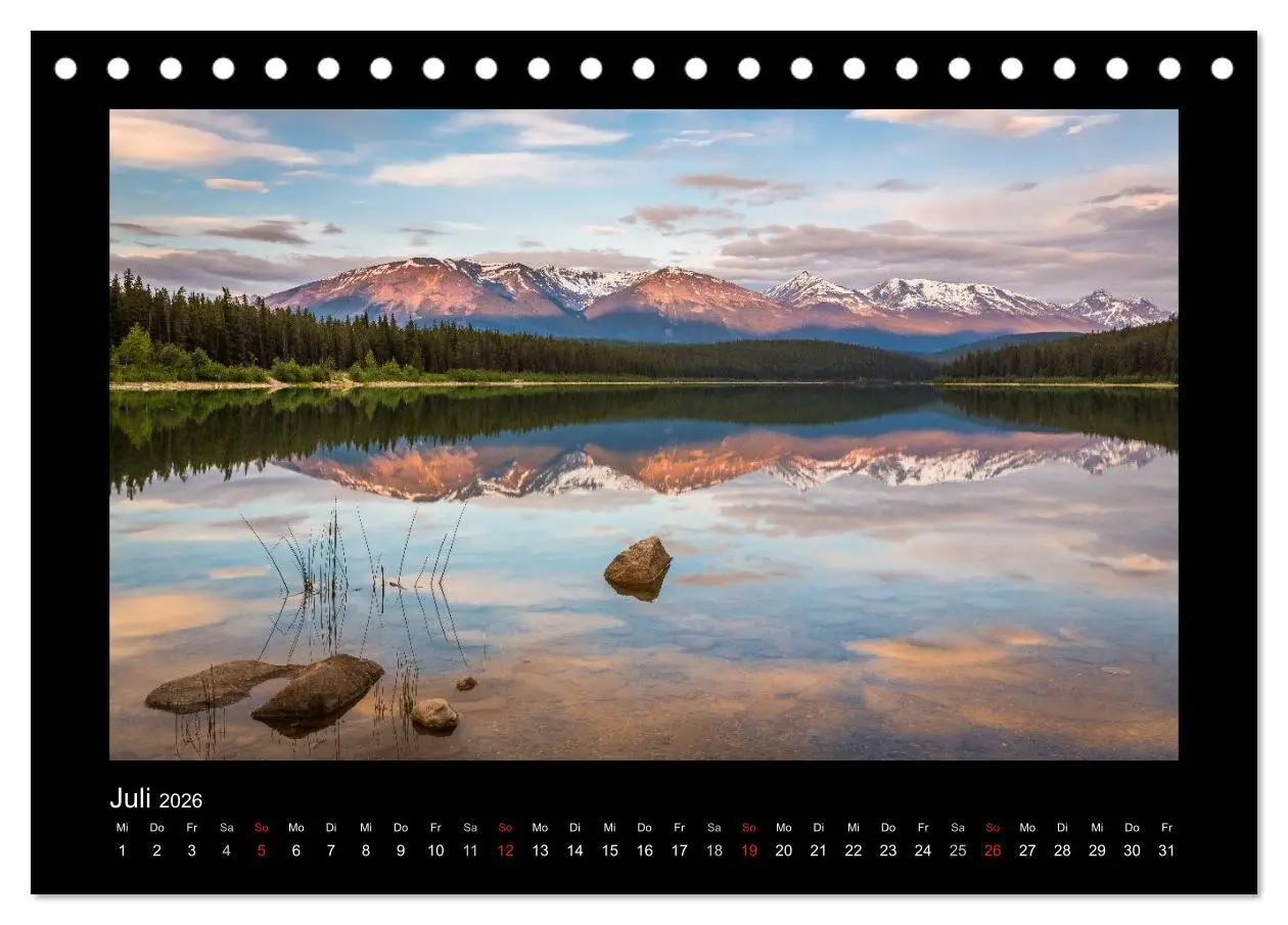 Bild: 9783516086195 | KANADA - Rocky Mountains (Tischkalender 2026 DIN A5 quer), CALVENDO...