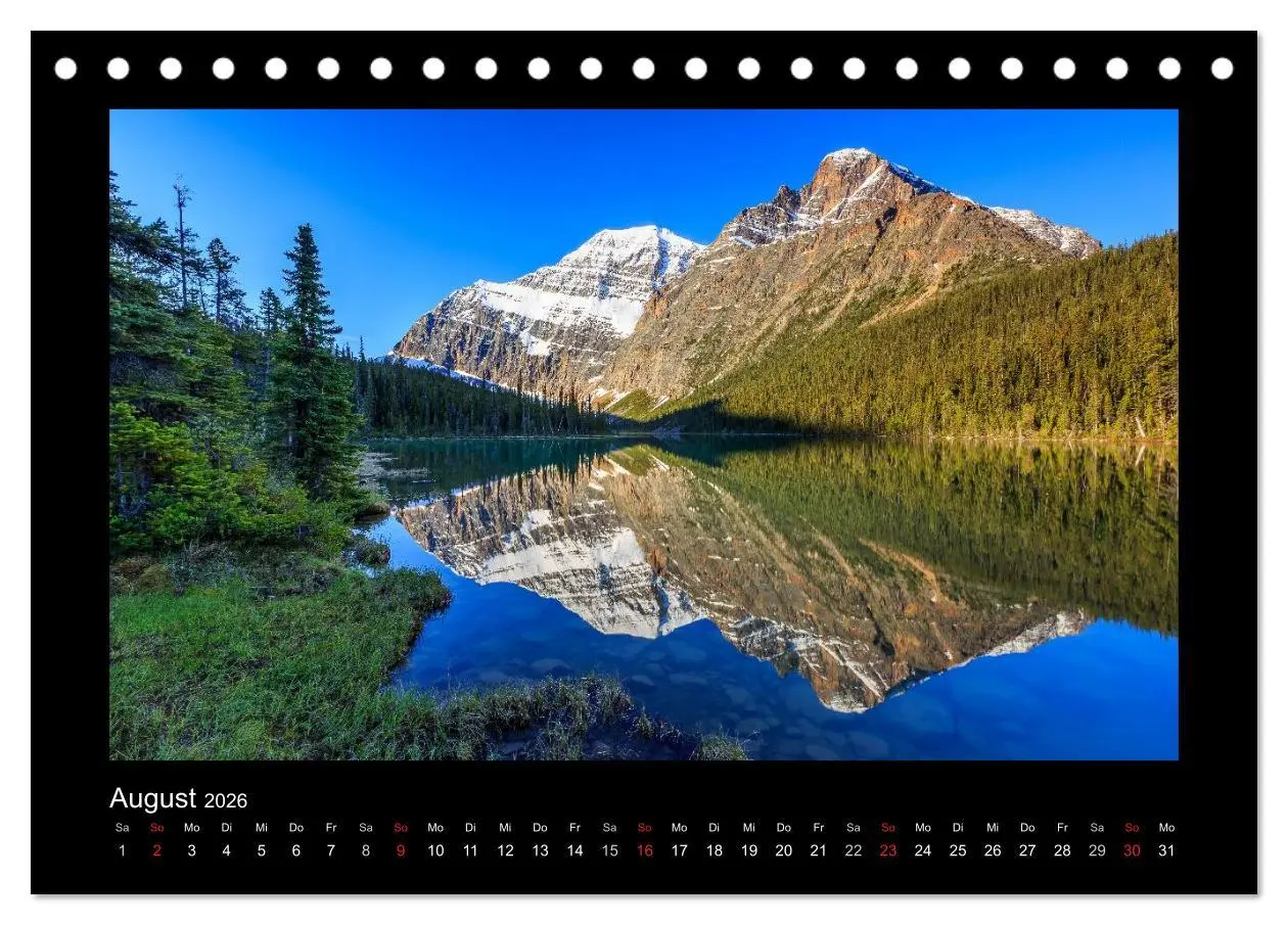 Bild: 9783516086195 | KANADA - Rocky Mountains (Tischkalender 2026 DIN A5 quer), CALVENDO...