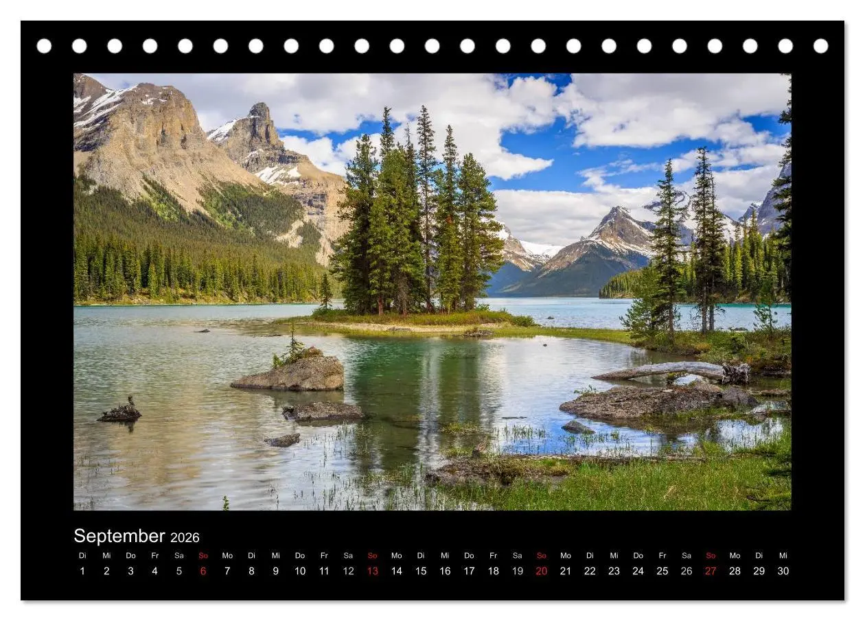 Bild: 9783516086195 | KANADA - Rocky Mountains (Tischkalender 2026 DIN A5 quer), CALVENDO...