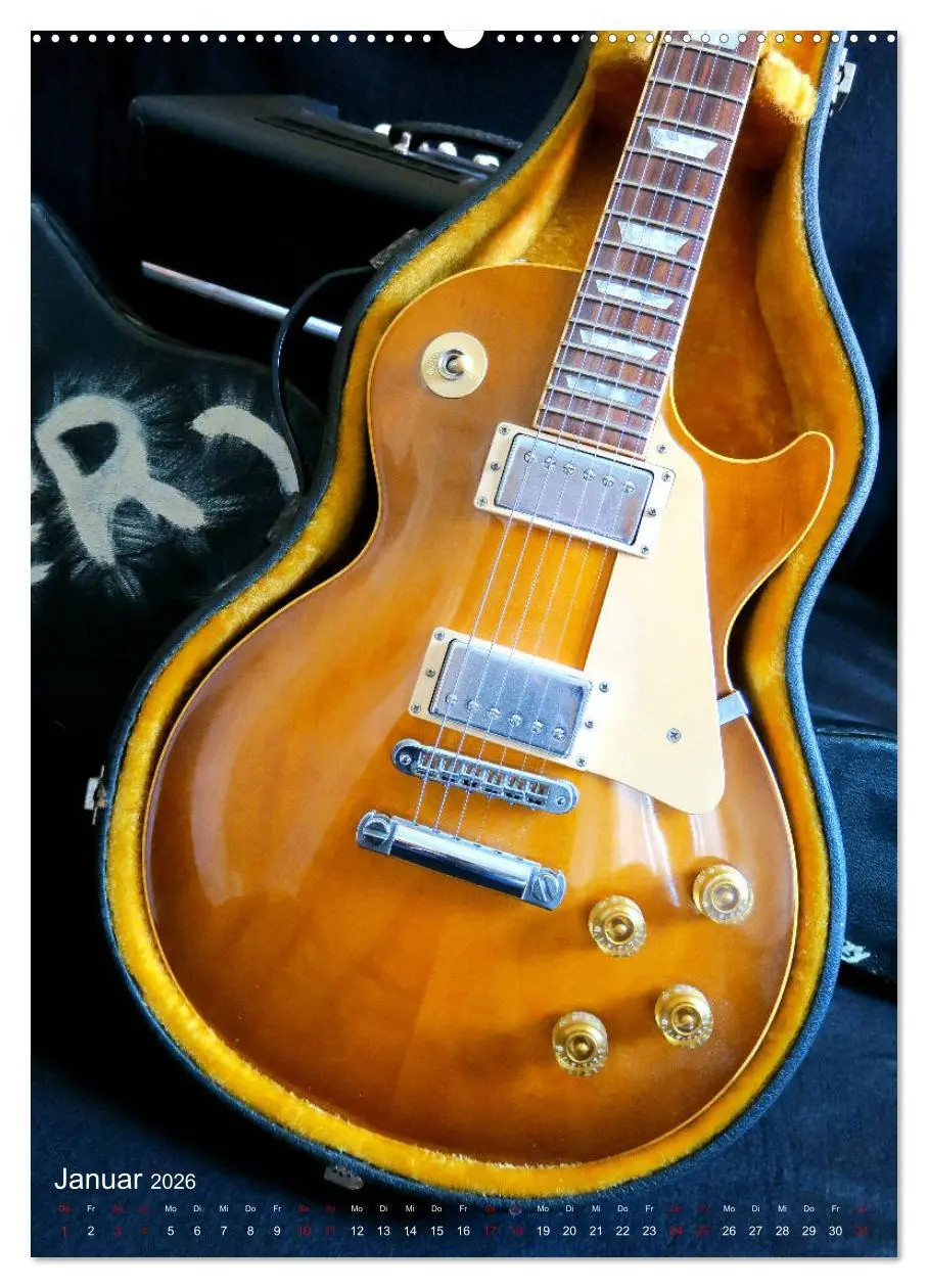 Bild: 9783516396195 | Gitarren backstage (hochwertiger Premium Wandkalender 2026 DIN A2...