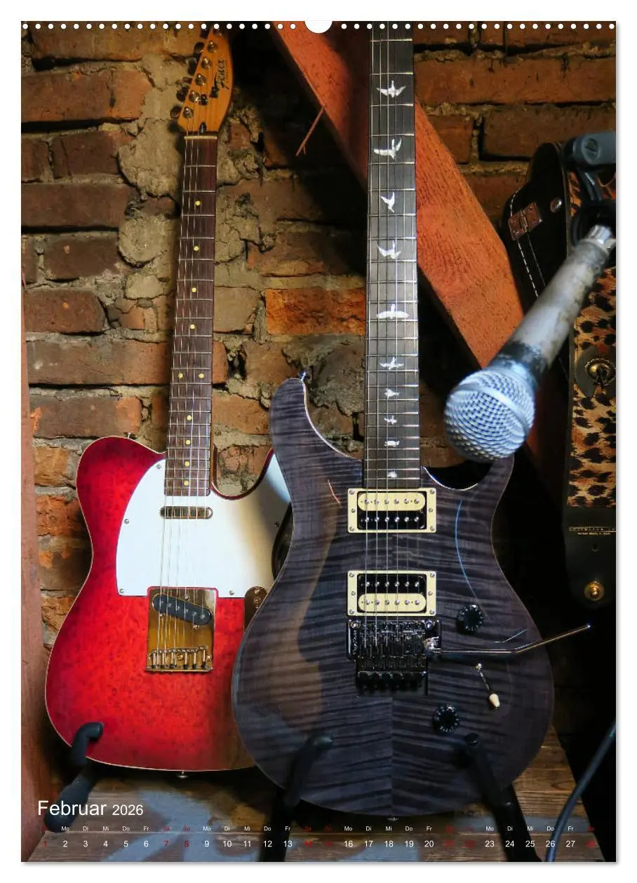 Bild: 9783516396195 | Gitarren backstage (hochwertiger Premium Wandkalender 2026 DIN A2...