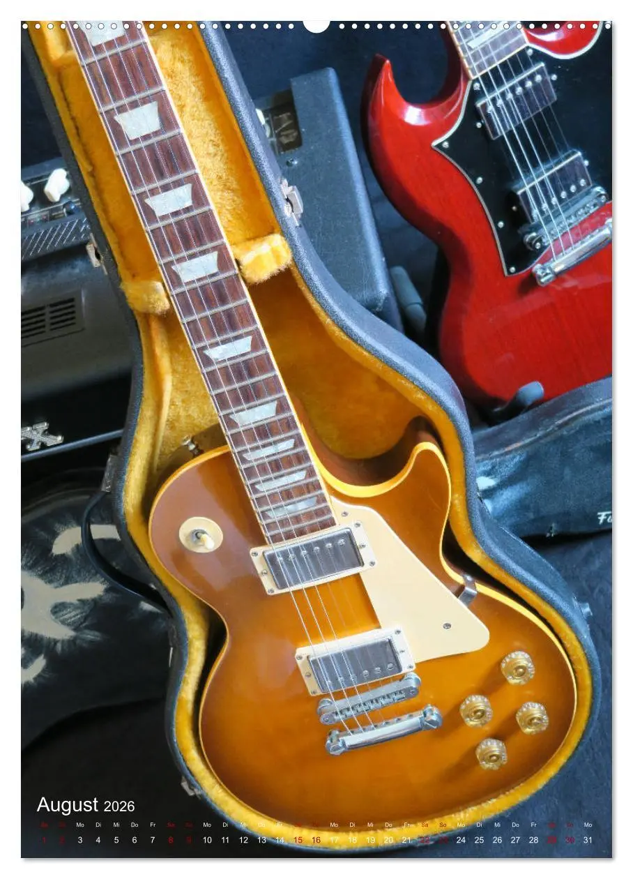 Bild: 9783516396195 | Gitarren backstage (hochwertiger Premium Wandkalender 2026 DIN A2...