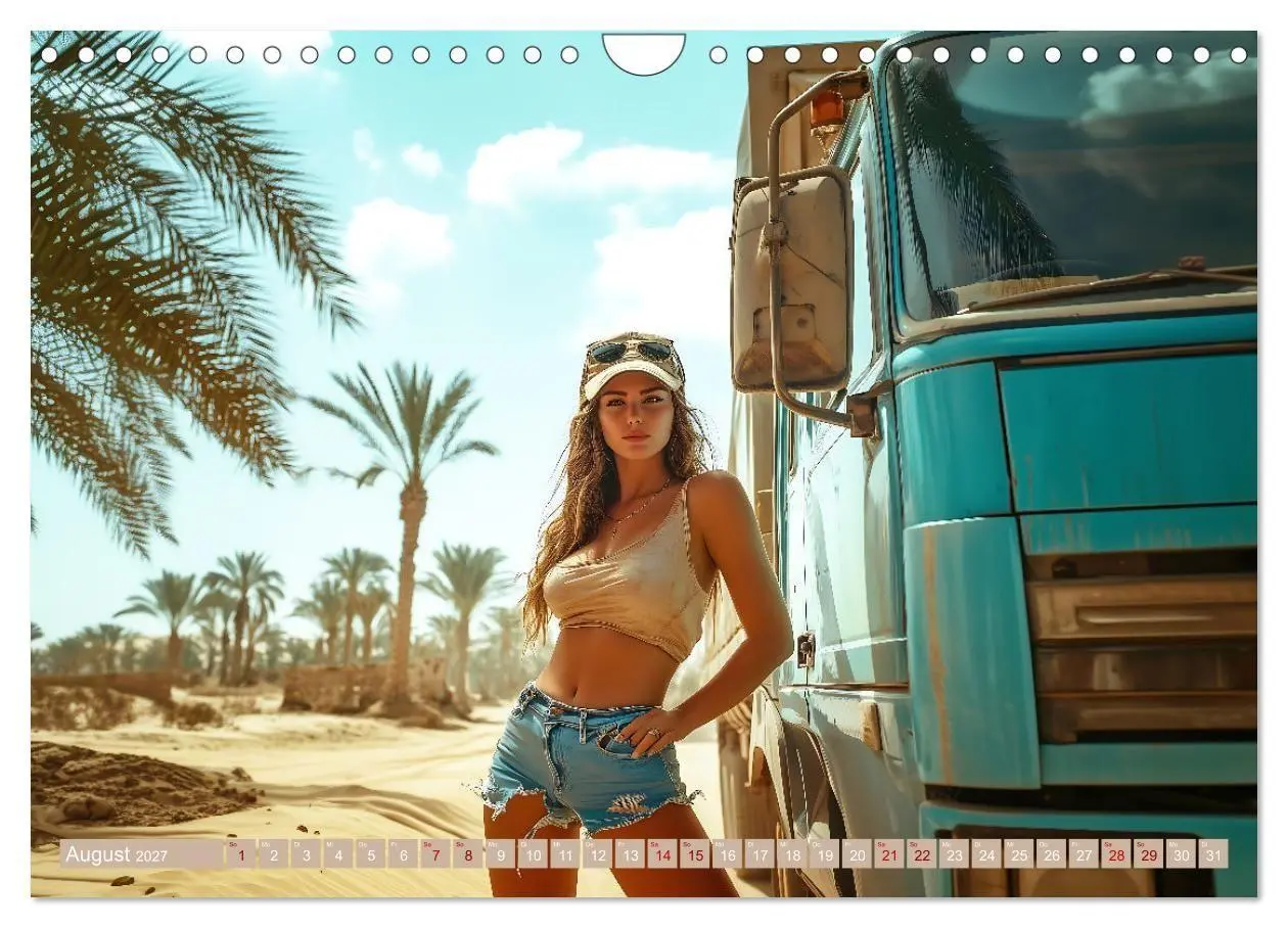 Bild: 9783569006195 | Sexy Trucker Girls (Wandkalender 2027 DIN A4 quer), CALVENDO...