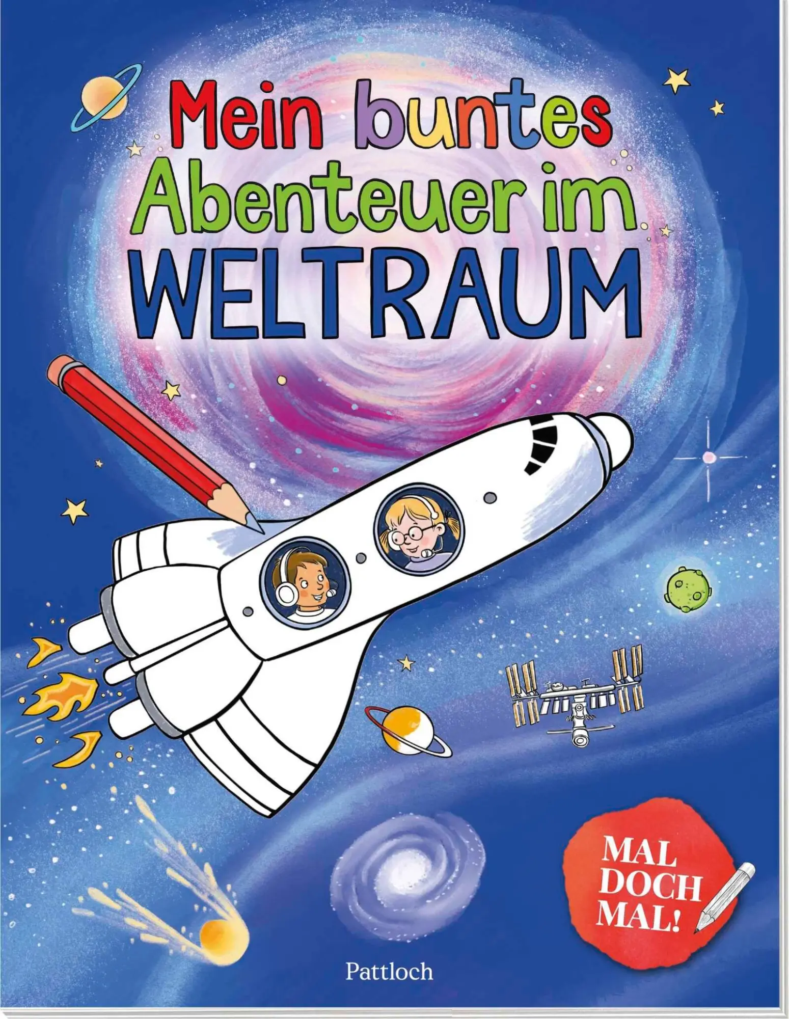 Cover: 9783629016195 | Mal doch mal! - Mein buntes Abenteuer im Weltraum | Pattloch Verlag