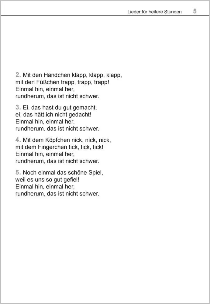 Bild: 9783948106195 | Die schönsten Lieder für heitere Stunden. Das Liederbuch für...