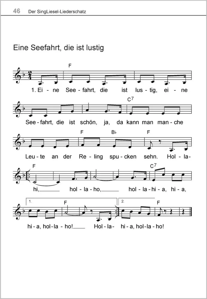 Bild: 9783948106195 | Die schönsten Lieder für heitere Stunden. Das Liederbuch für...