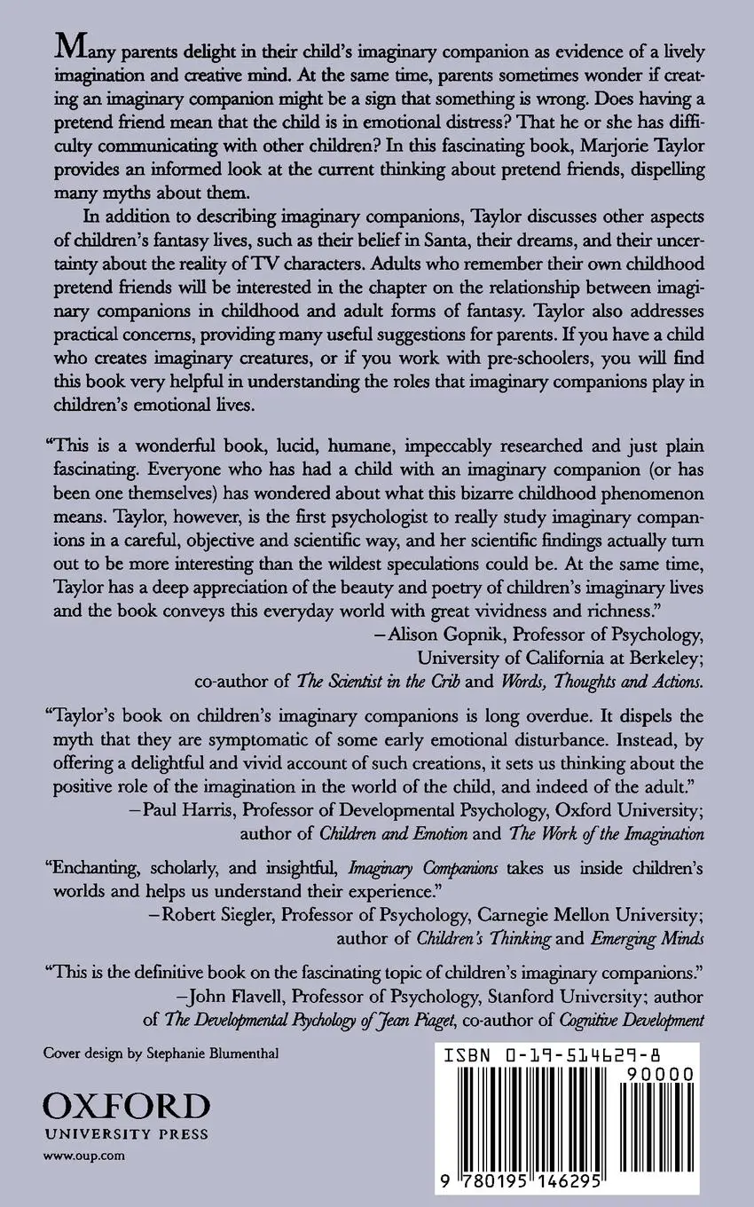Rückseite: 9780195146295 | Imaginary Companions and the Children Who Create Them | Taylor (u. a.)