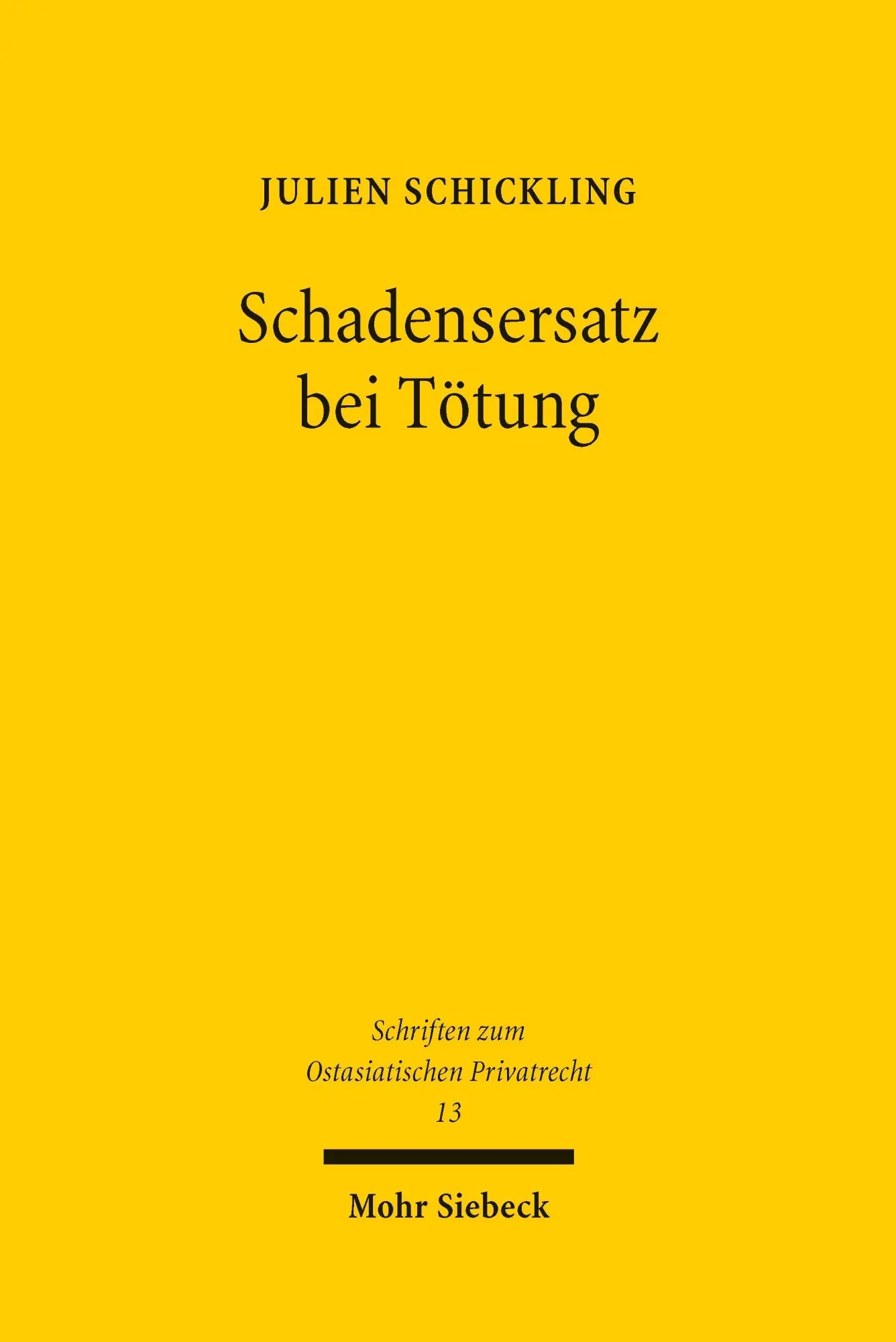 Schadensersatz bei Tötung
