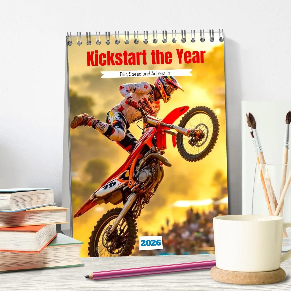 Bild: 9783457296295 | Kickstart the Year - Dirt, Speed und Adrenalin (Tischkalender 2026...