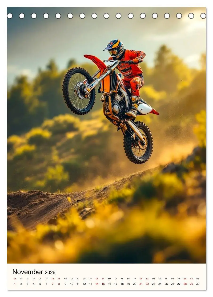 Bild: 9783457296295 | Kickstart the Year - Dirt, Speed und Adrenalin (Tischkalender 2026...