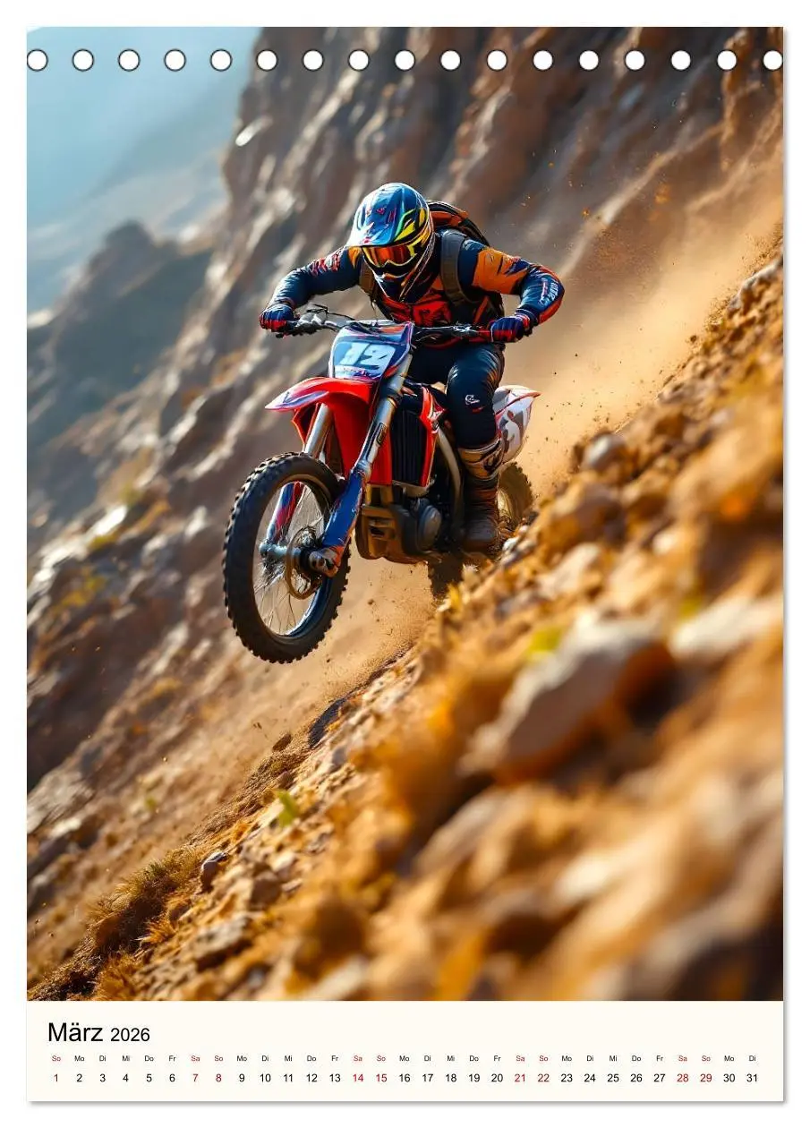 Bild: 9783457296295 | Kickstart the Year - Dirt, Speed und Adrenalin (Tischkalender 2026...