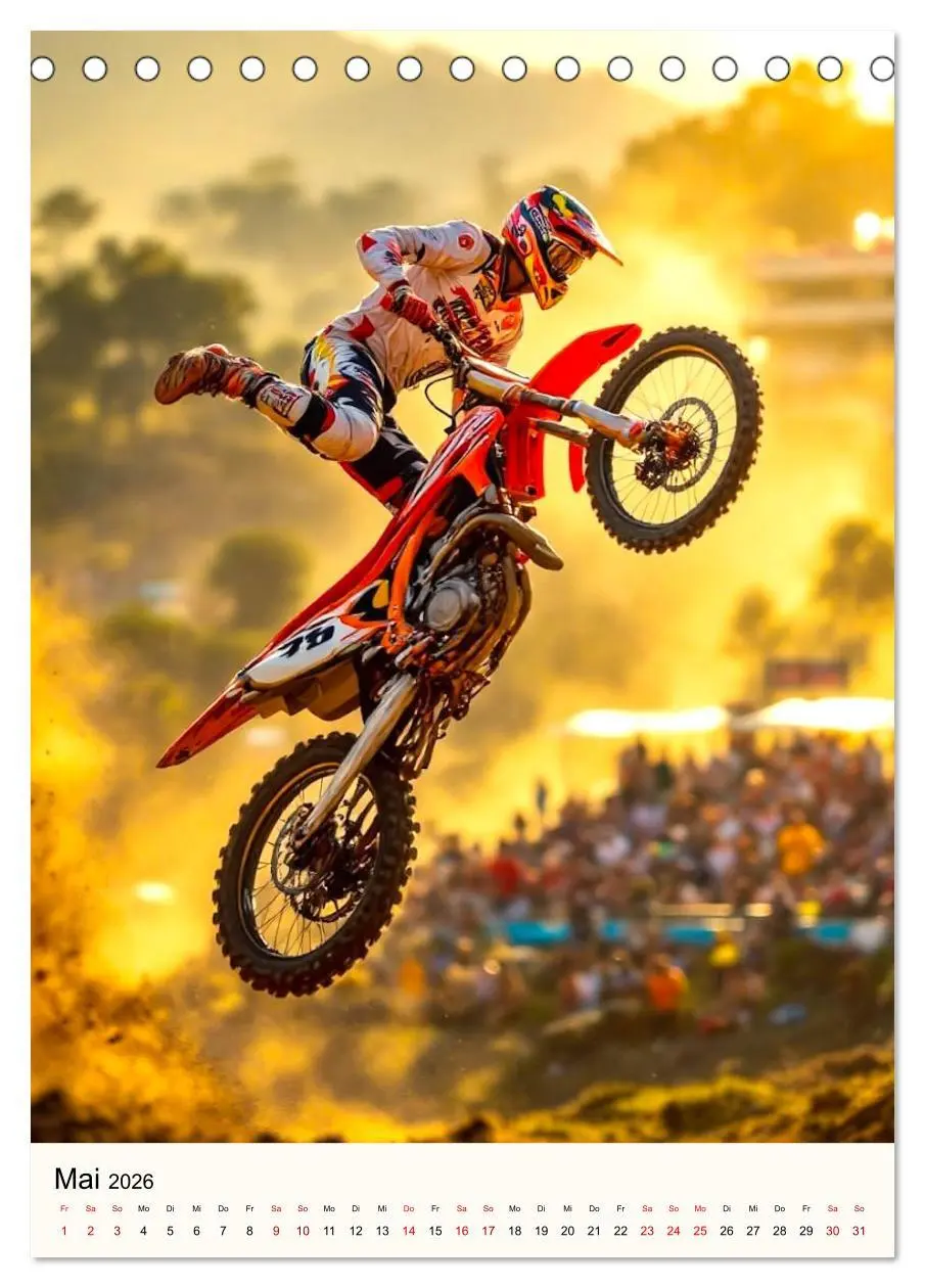 Bild: 9783457296295 | Kickstart the Year - Dirt, Speed und Adrenalin (Tischkalender 2026...