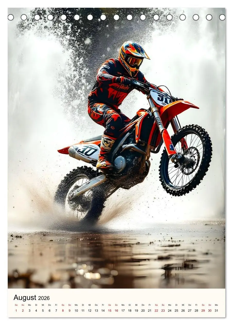 Bild: 9783457296295 | Kickstart the Year - Dirt, Speed und Adrenalin (Tischkalender 2026...