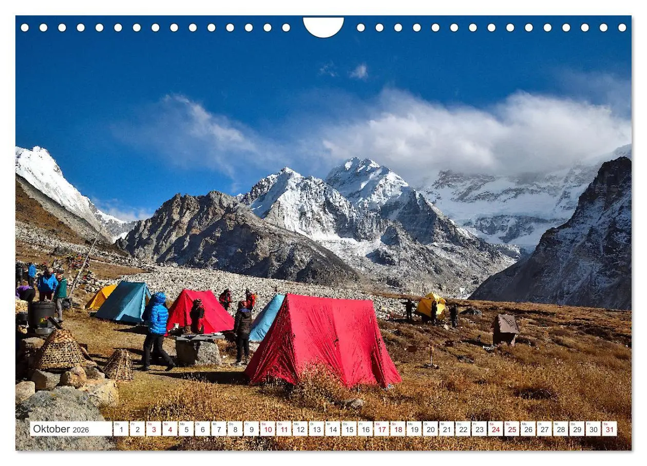 Bild: 9783457366295 | Trekking zum Kangchendzönga (Wandkalender 2026 DIN A4 quer),...