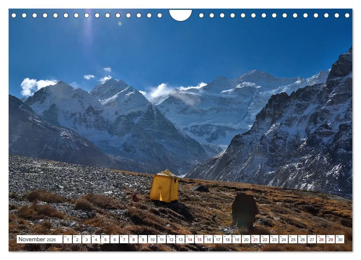 Bild: 9783457366295 | Trekking zum Kangchendzönga (Wandkalender 2026 DIN A4 quer),...
