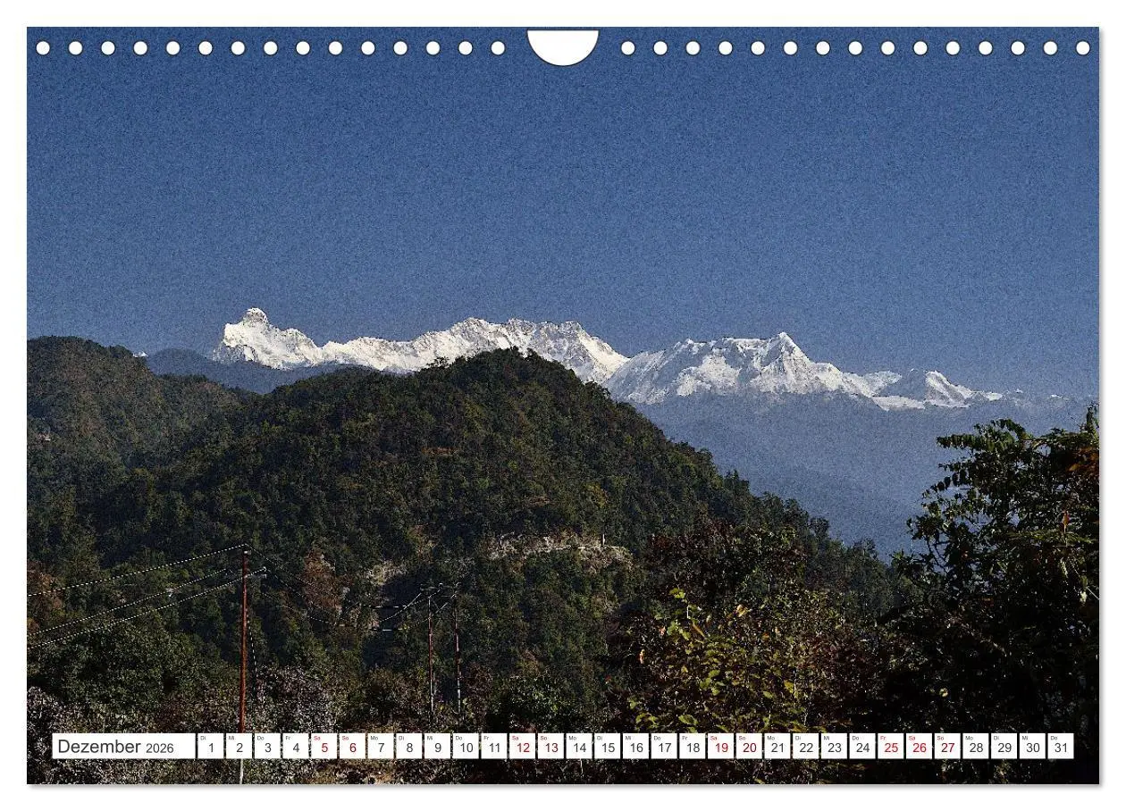 Bild: 9783457366295 | Trekking zum Kangchendzönga (Wandkalender 2026 DIN A4 quer),...