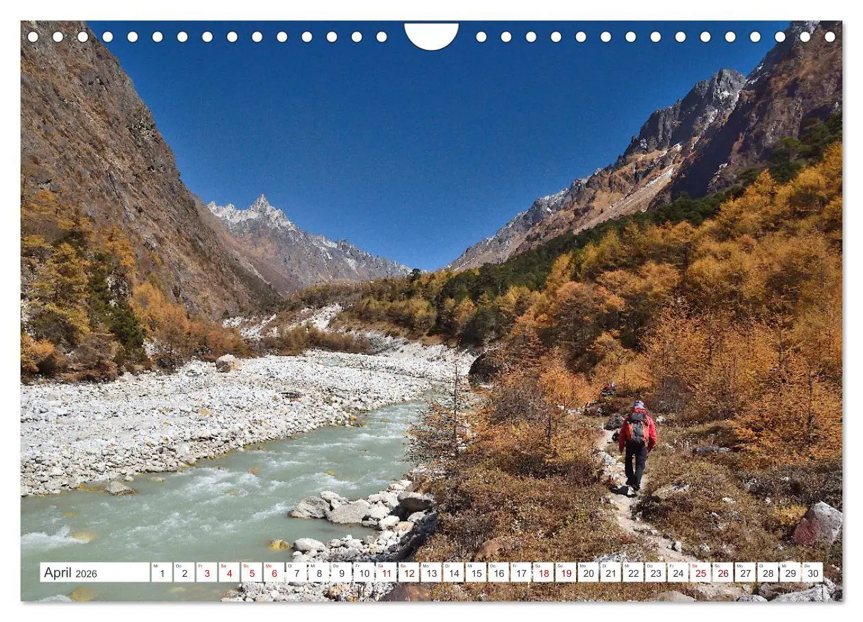 Bild: 9783457366295 | Trekking zum Kangchendzönga (Wandkalender 2026 DIN A4 quer),...
