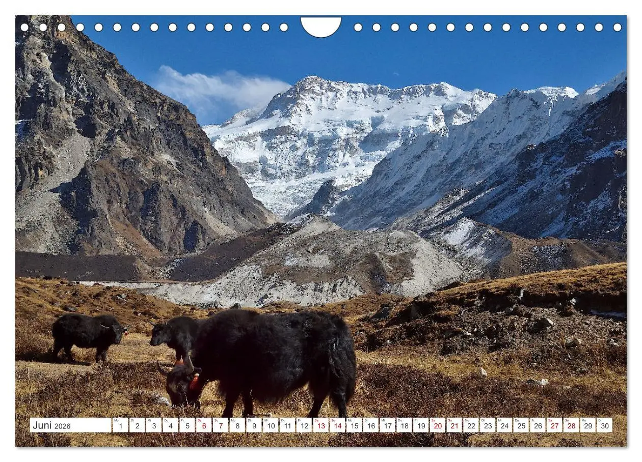 Bild: 9783457366295 | Trekking zum Kangchendzönga (Wandkalender 2026 DIN A4 quer),...