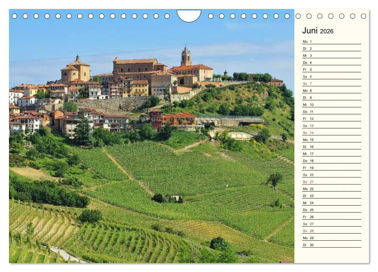 Bild: 9783457986295 | Die Langhe - Im Herzen des Piemonts (Wandkalender 2026 DIN A4...