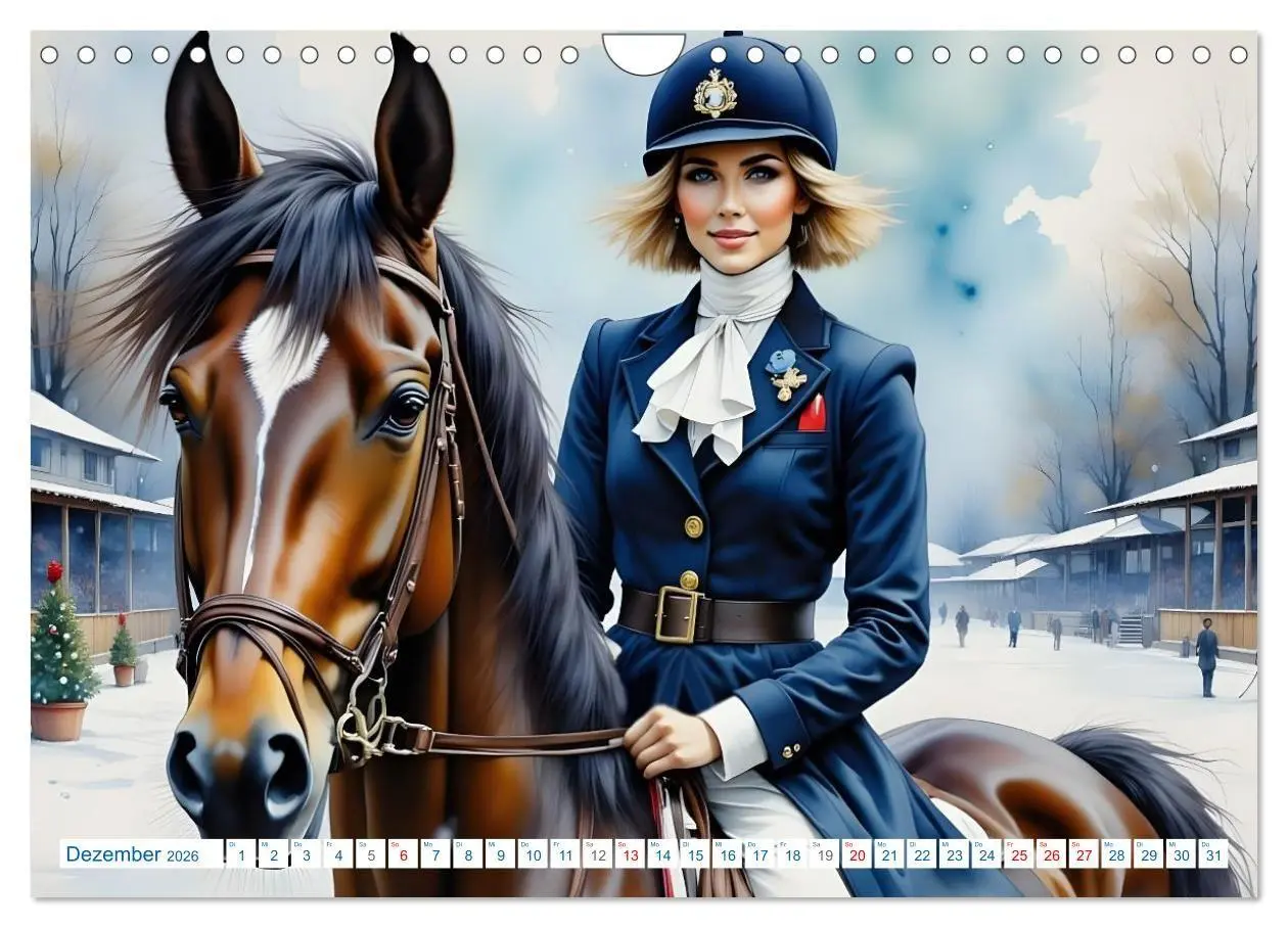Bild: 9783516696295 | Königinnen der Reitkunst (Wandkalender 2026 DIN A4 quer), CALVENDO...