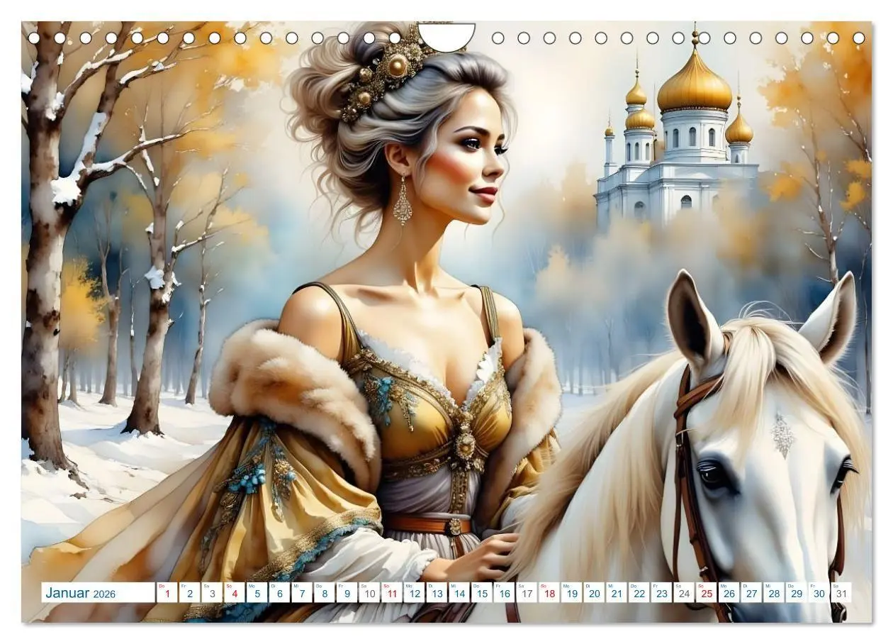 Bild: 9783516696295 | Königinnen der Reitkunst (Wandkalender 2026 DIN A4 quer), CALVENDO...