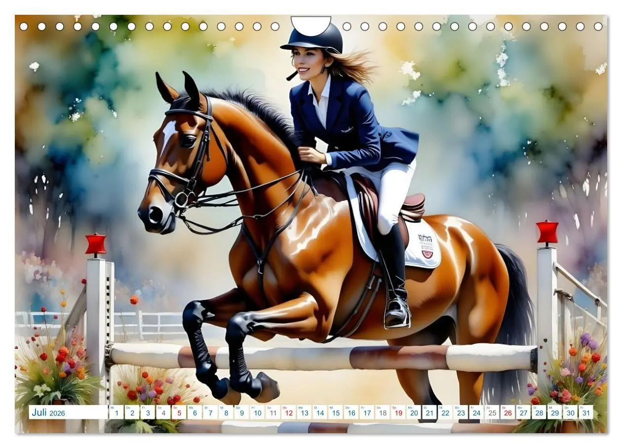 Bild: 9783516696295 | Königinnen der Reitkunst (Wandkalender 2026 DIN A4 quer), CALVENDO...