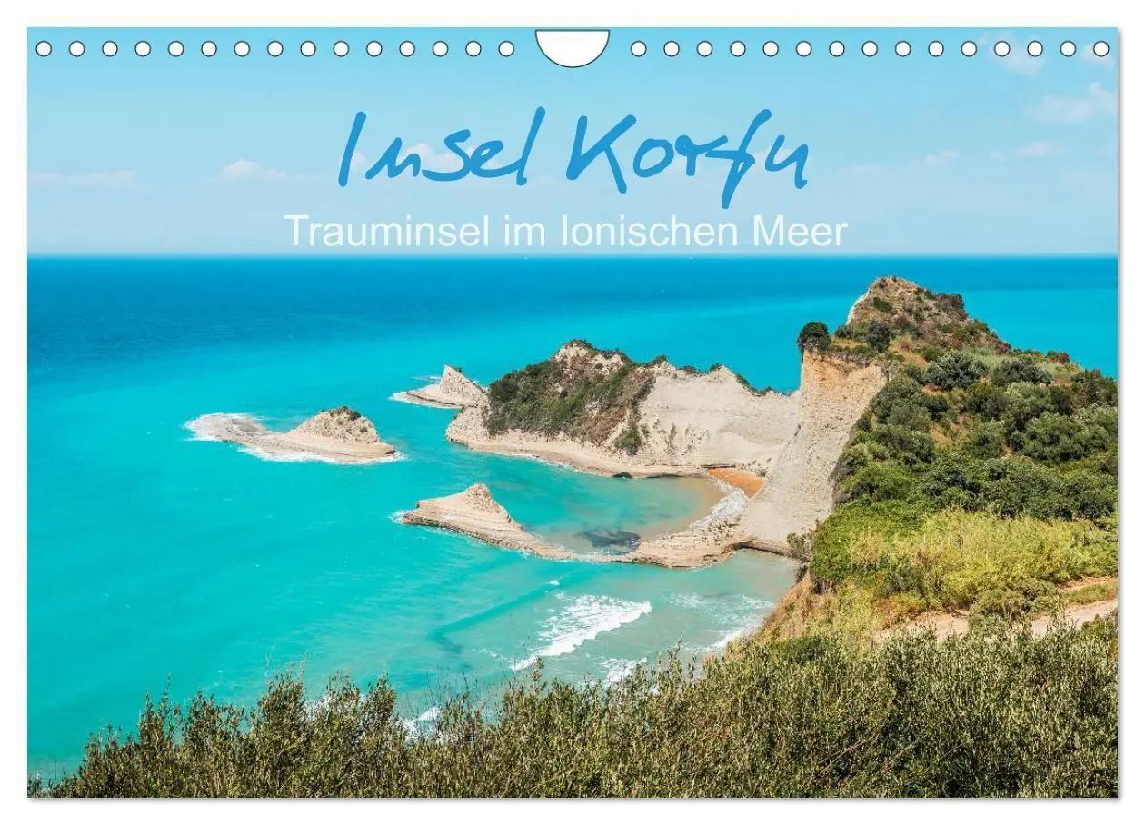 Cover: 9783569546295 | Insel Korfu - Trauminsel im Ionischen Meer (Wandkalender 2027 DIN...