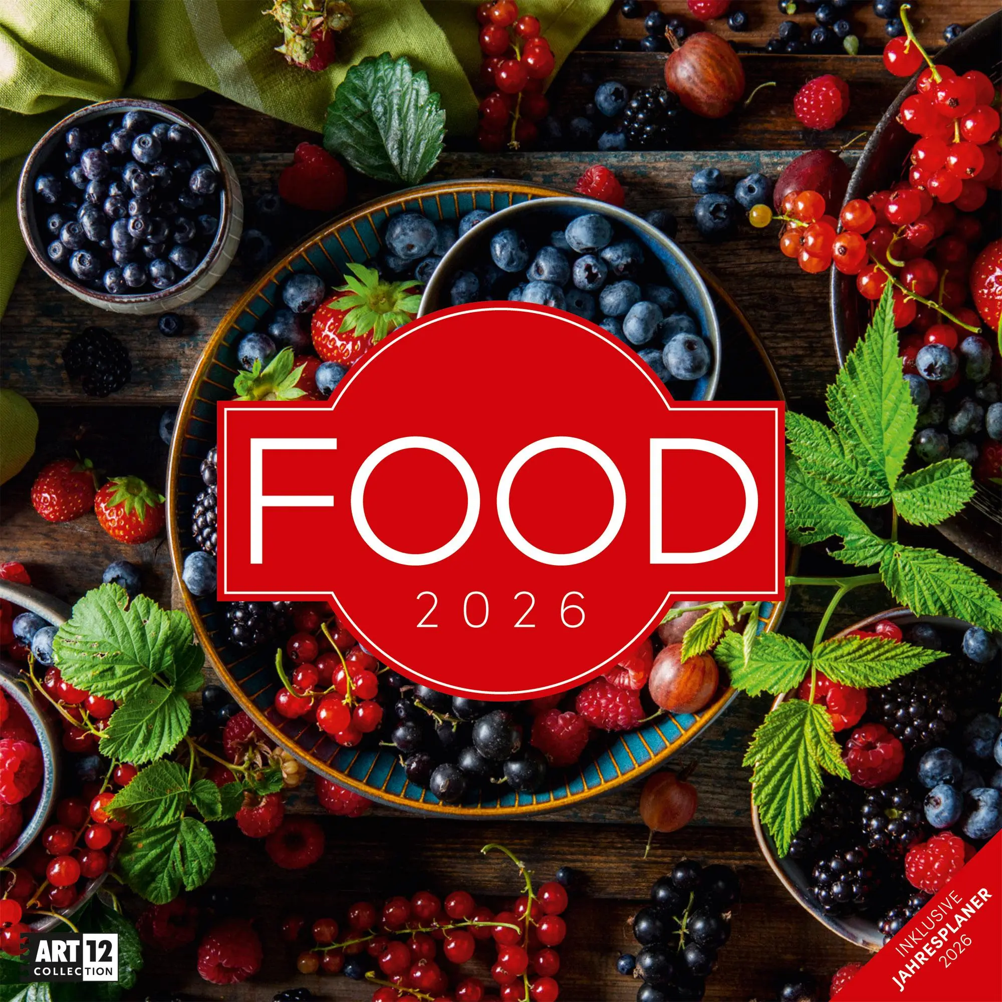 Cover: 9783838446295 | Food Kalender 2026 - 30x30 | Ackermann Kunstverlag GmbH | Kalender