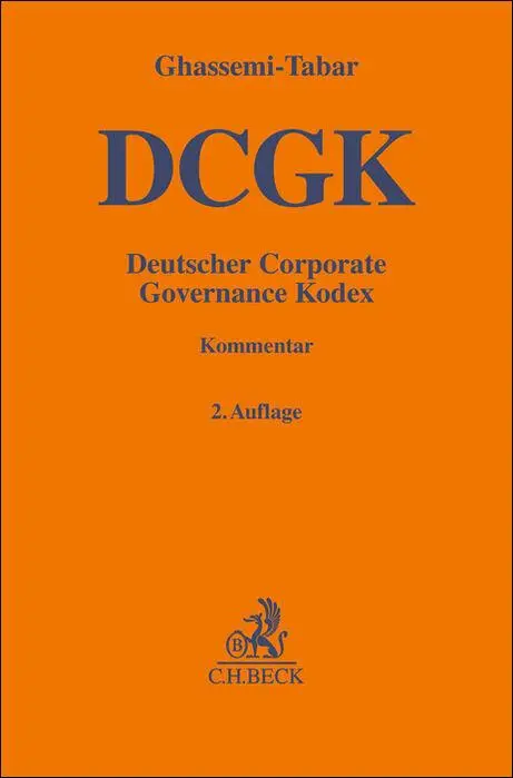Cover: 9783406796395 | Deutscher Corporate Governance Kodex | Nima Ghassemi-Tabar | Buch
