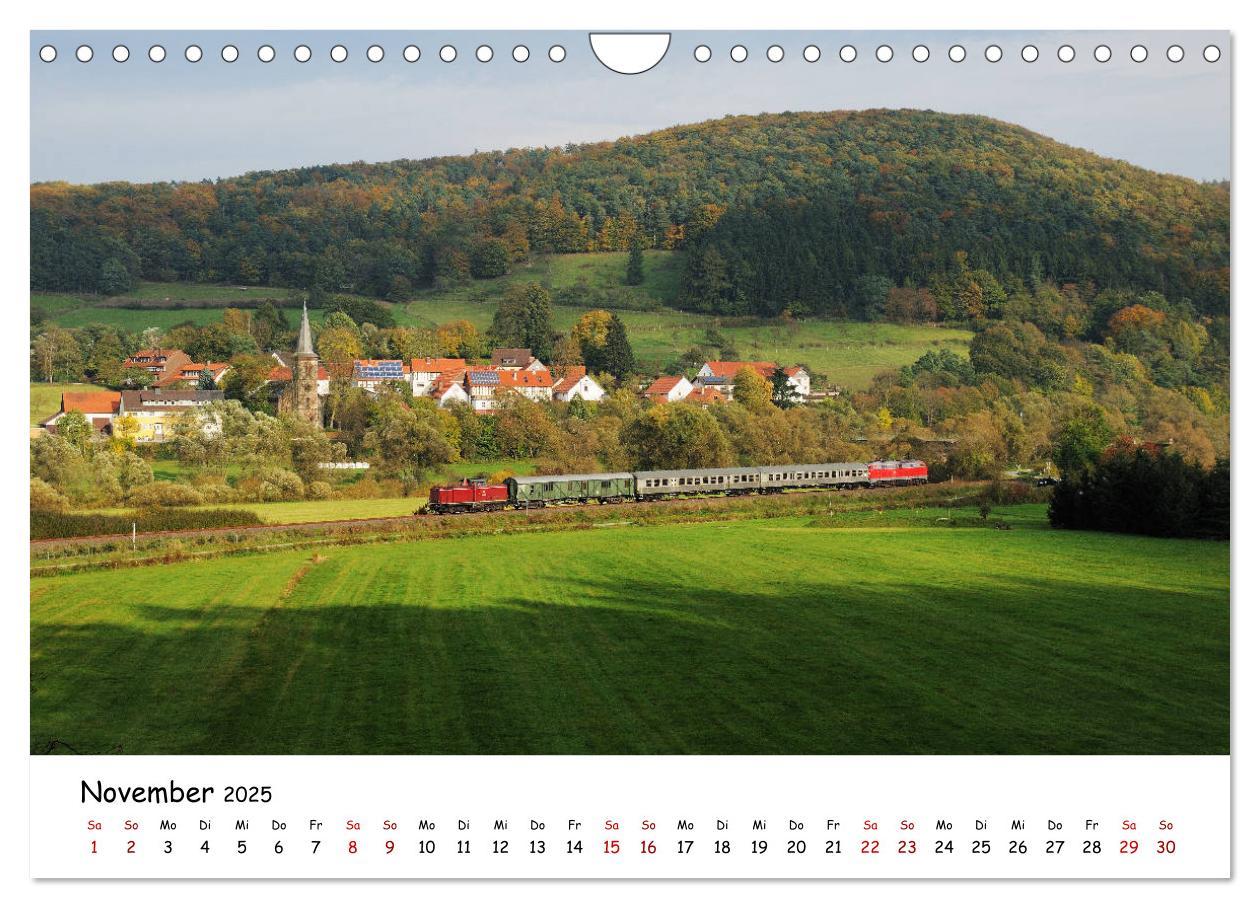 Bild: 9783435196395 | Hessische Nebenbahnen - Unterwegs in Nordhessen (Wandkalender 2025...