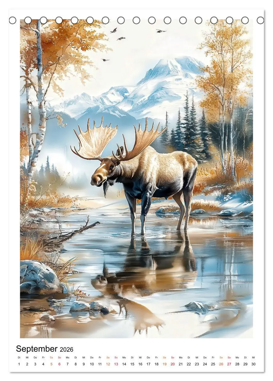 Bild: 9783457286395 | Alaska - Landschaften, Tiere, Freiheit (Tischkalender 2026 DIN A5...