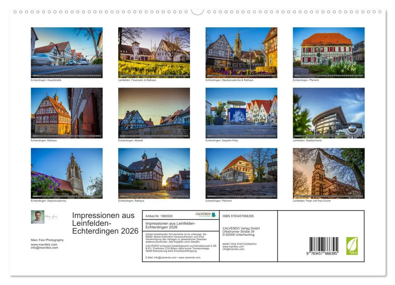 Bild: 9783457666395 | Impressionen aus Leinfelden-Echterdingen 2026 (hochwertiger Premium...