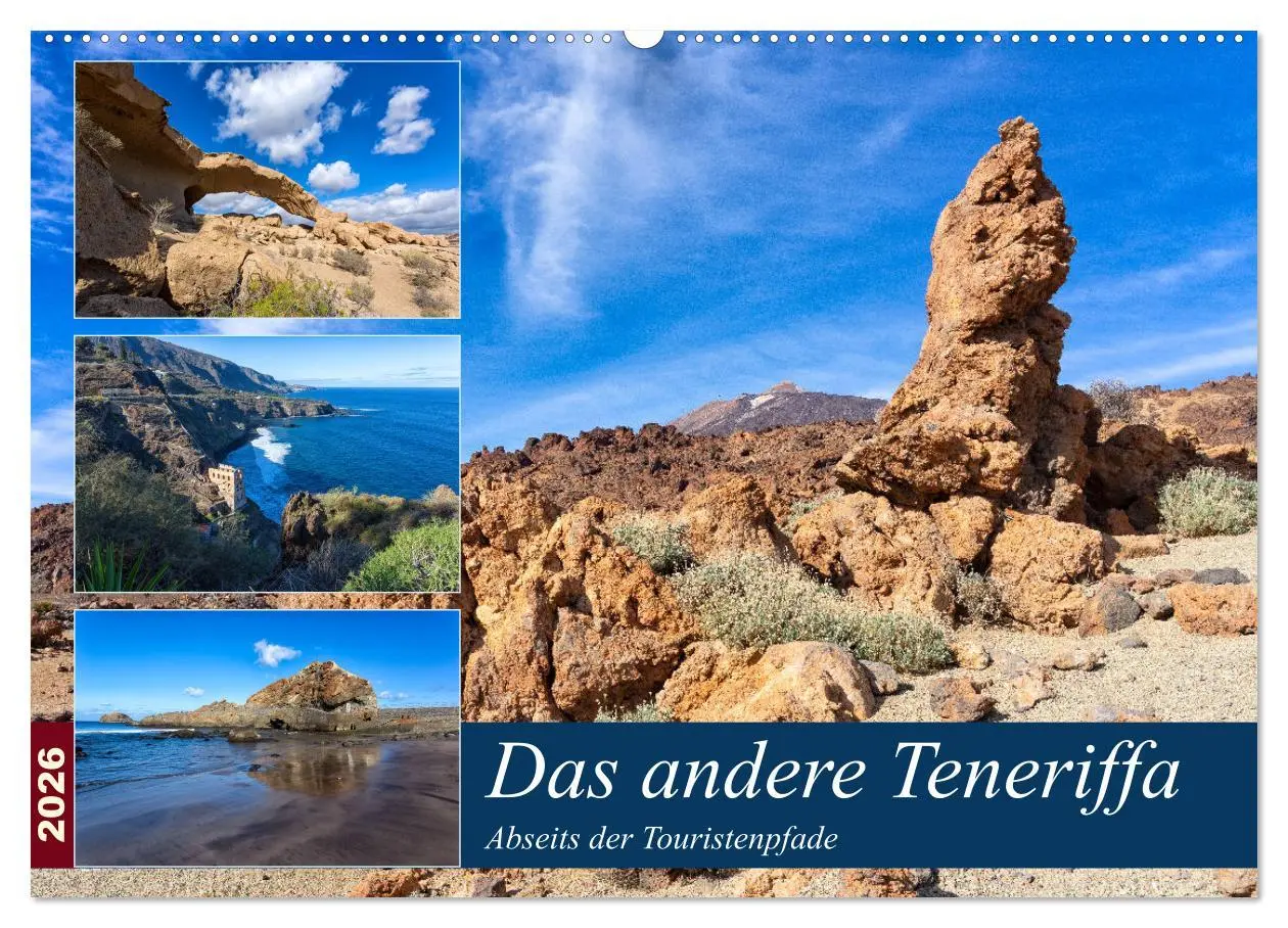 Cover: 9783457736395 | Das andere Teneriffa (Wandkalender 2026 DIN A2 quer), CALVENDO...