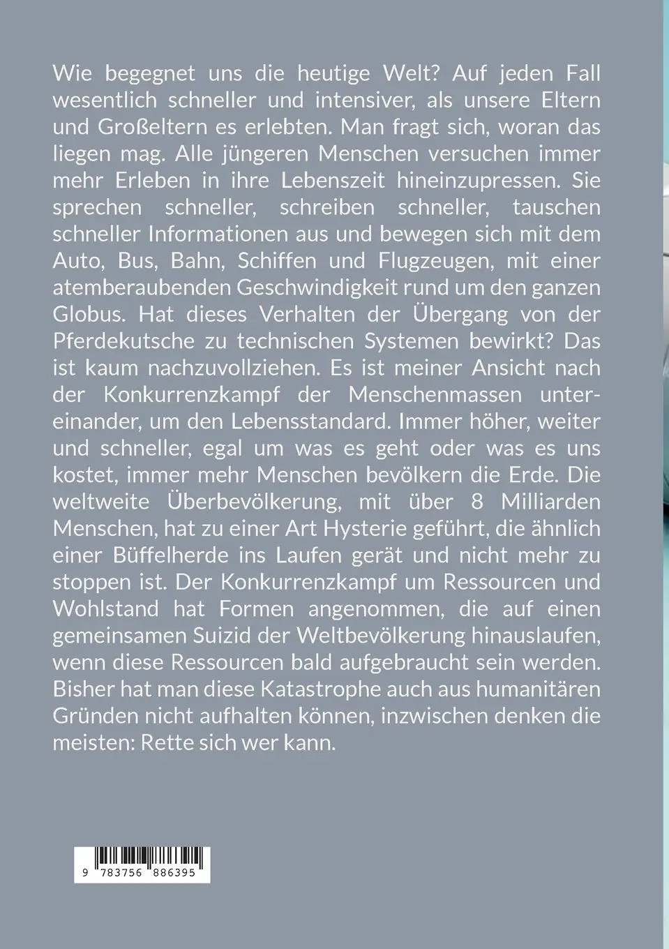 Rückseite: 9783756886395 | Die Welt von Heute | Horst Reiner Menzel | Taschenbuch | Paperback