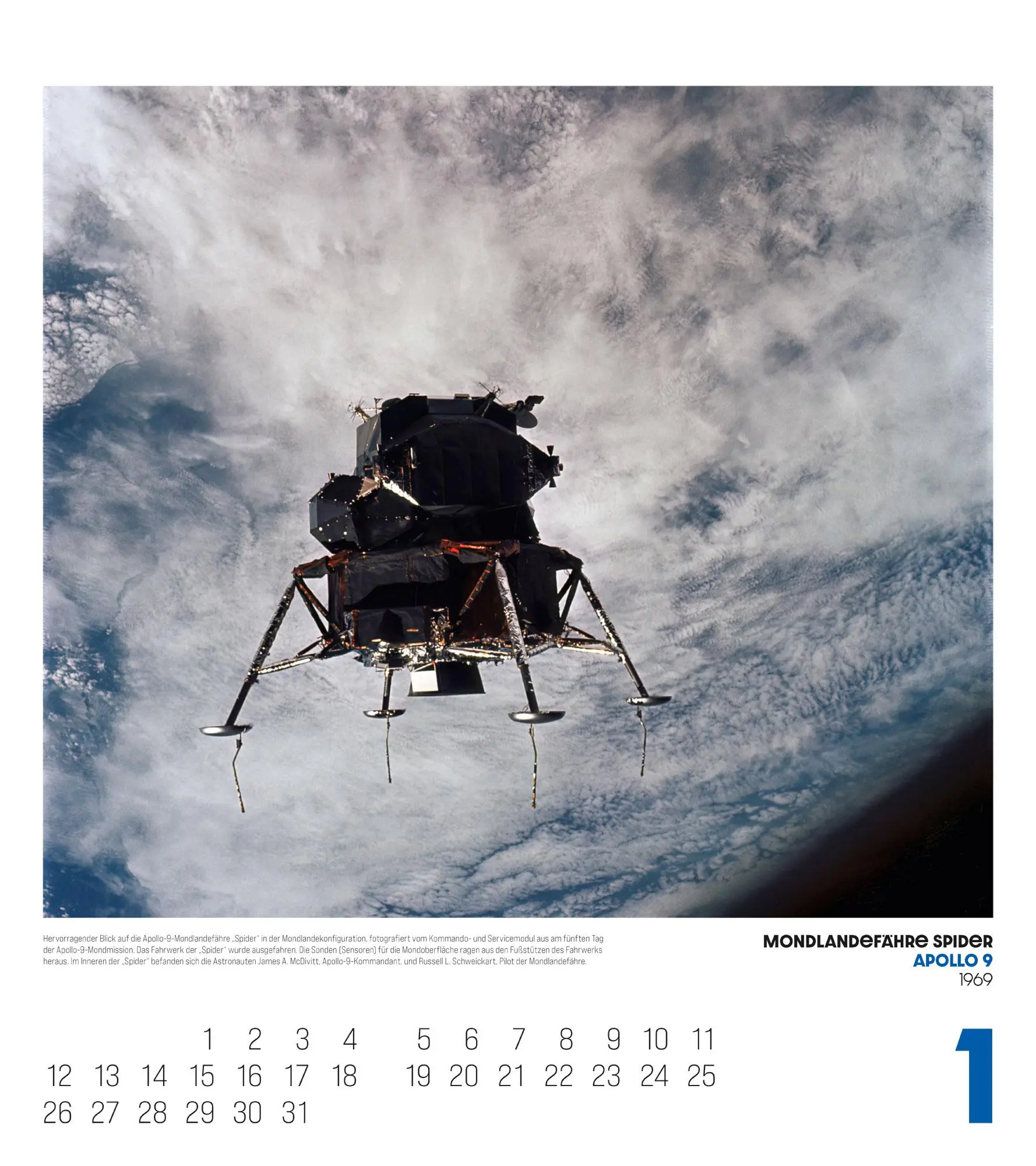 Bild: 9783838436395 | The Apollo Archives Kalender 2026 | Ackermann Kunstverlag GmbH | 14 S.