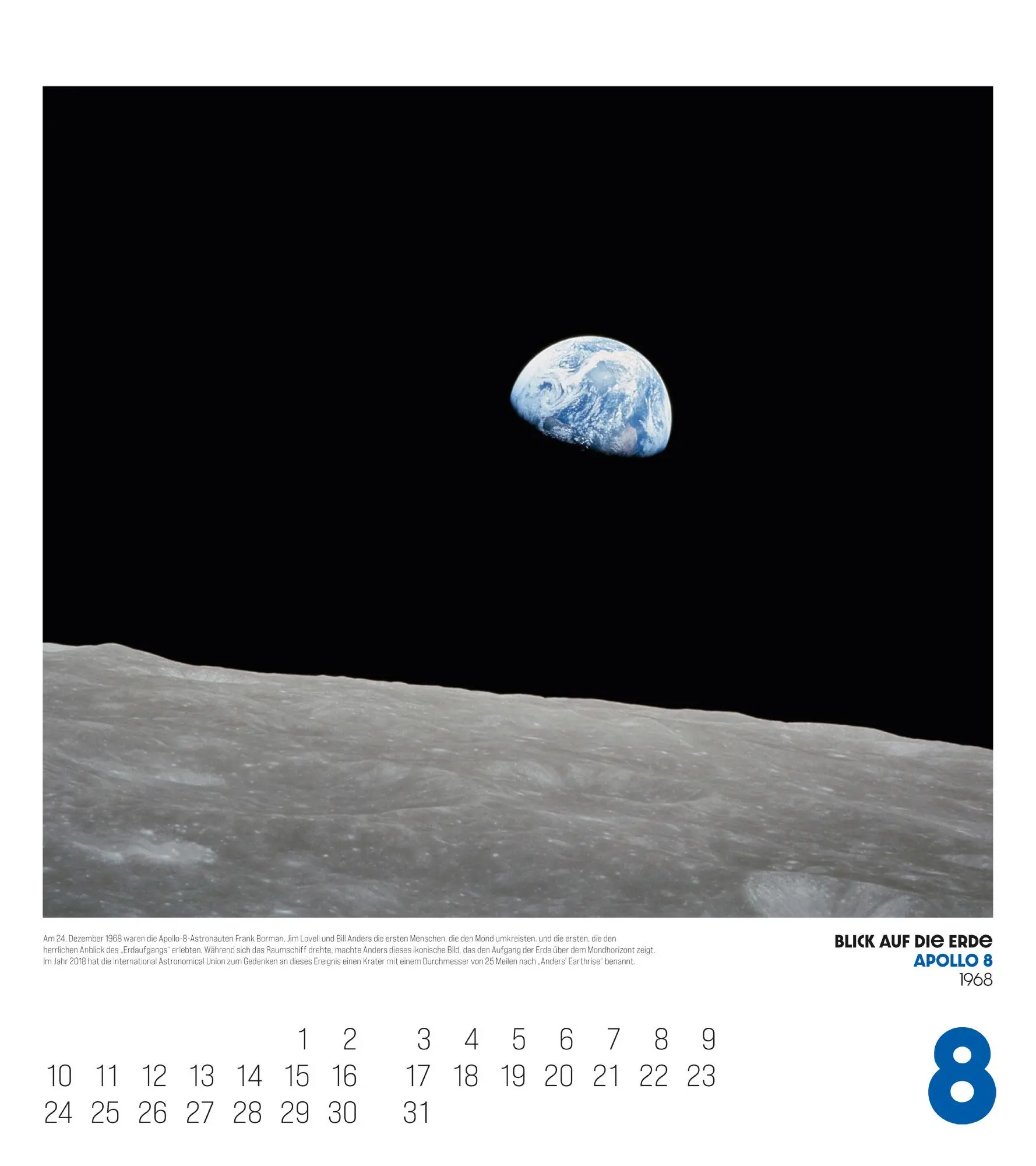 Bild: 9783838436395 | The Apollo Archives Kalender 2026 | Ackermann Kunstverlag GmbH | 14 S.