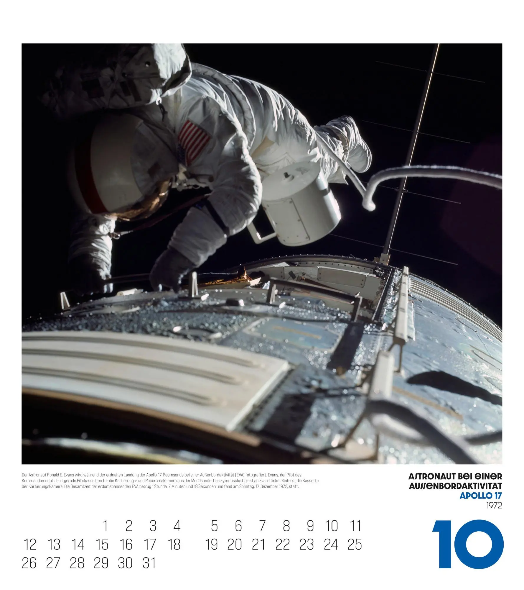 Bild: 9783838436395 | The Apollo Archives Kalender 2026 | Ackermann Kunstverlag GmbH | 14 S.