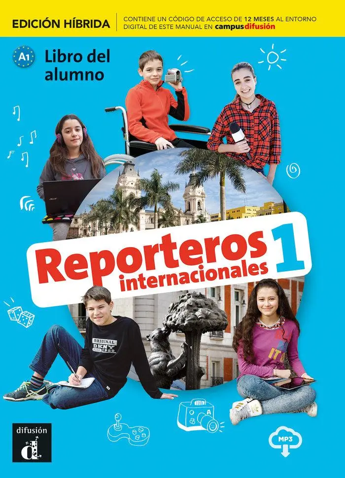 Cover: 9788419236395 | Reporteros internacionales 1 - Edicion hibrida - Libro del alumno +...