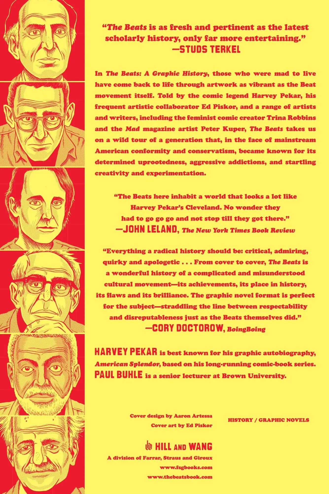 Rückseite: 9780809016495 | The Beats | A Graphic History | Harvey Pekar | Taschenbuch | Englisch