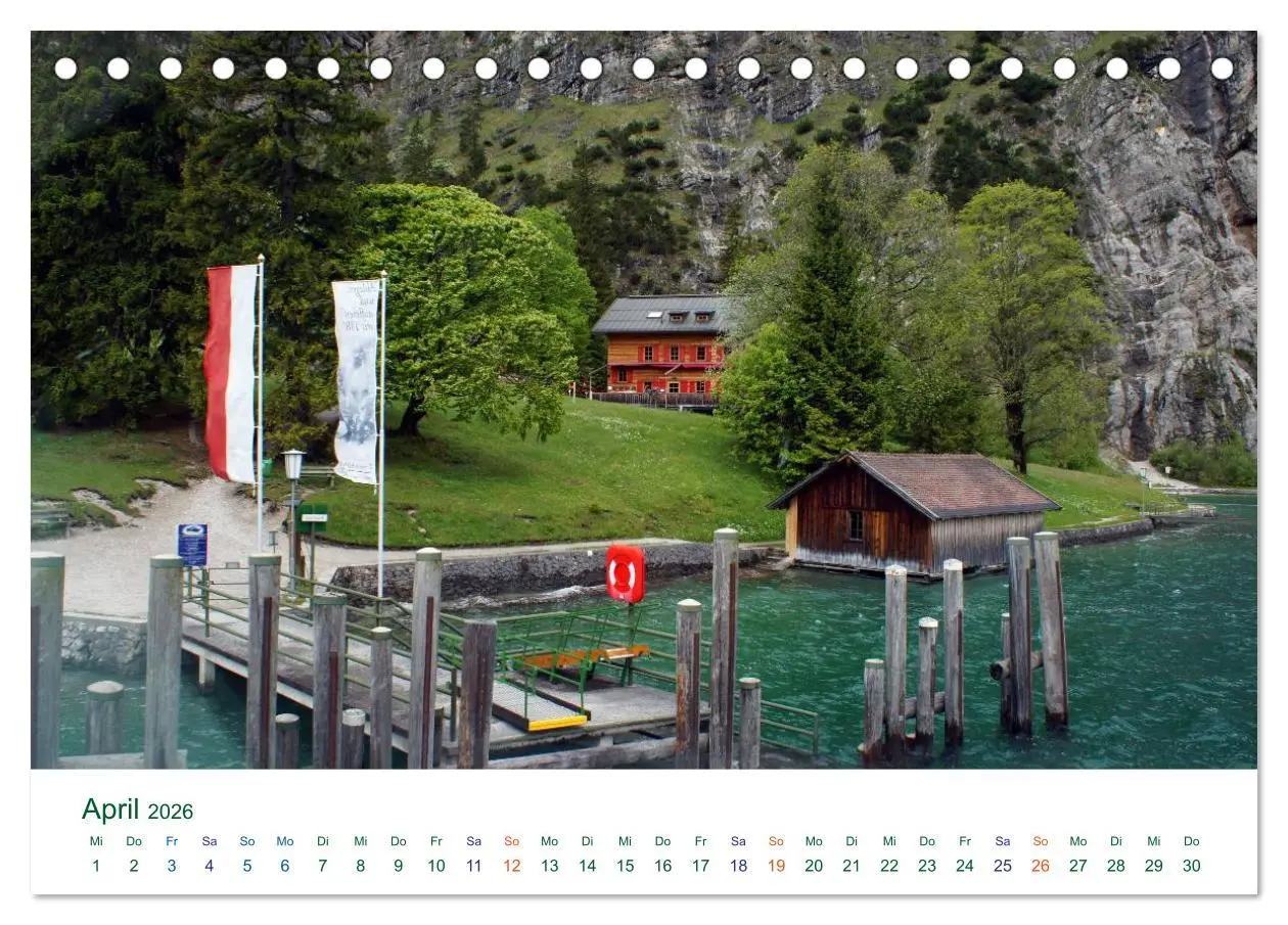 Bild: 9783516126495 | Tirol - Rund um den Achensee (Tischkalender 2026 DIN A5 quer),...