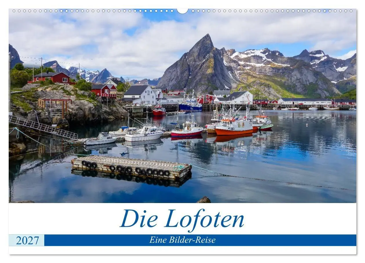 Cover: 9783569836495 | Die Lofoten - Eine Bilder-Reise (Wandkalender 2027 DIN A2 quer),...