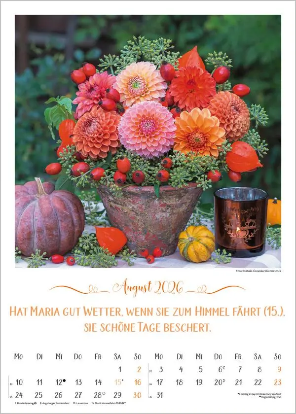 Bild: 9783731886495 | Landleben mit Bauernregeln 2026 | Verlag Korsch | Kalender | 13 S.