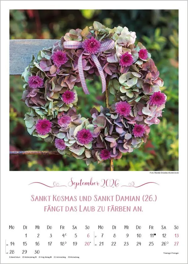 Bild: 9783731886495 | Landleben mit Bauernregeln 2026 | Verlag Korsch | Kalender | 13 S.