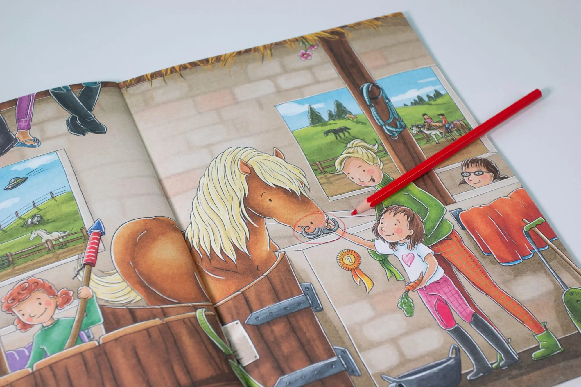 Bild: 9783743216495 | Mein Fehler-Such-Buch - Auf dem Reiterhof | Julia Gerigk | Taschenbuch